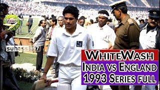 India vs England 1993 Test series Complete -  the Whitewash