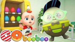 Humpty Dumpty Grocery Store | Surprise Eggs | GoBooBoo Kids Songs & Nursery Rhymes