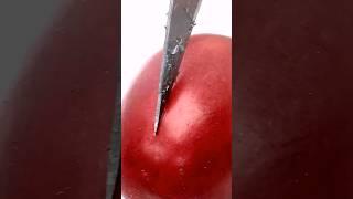 Ultra Close-up - Grape vs Hot Scalpel - Extrem Nahaufnahme - Weintraube vs heißes Skalpell