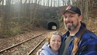 Howard Railway Tunnel, Seven Valleys PA #paoutdoors #getoutdoors #trail #hike #railroad #tunnel #usa