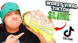 I DID NOT EXPECT Them To Be TERRIBLE! Viral TikTok Shop Food Slimes @Peachybbies & More