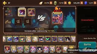 Fire Siegfried and Fire Draka in Golem B7 Test