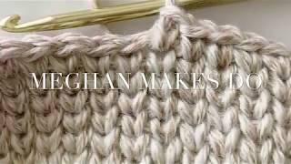 How to crochet so that it looks knit. The Waistcoat Stitch Tutorial, Center Single Crochet