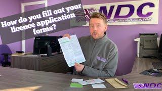 LGV & PCV: How do I fill out my lorry or bus D2/D4 provisional forms?