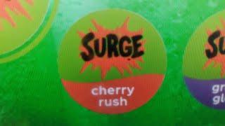 Surge Cherry Rush Pop Review & Taste Test Burger King Exclusive 2022 Coca Cola Freestyle Machine