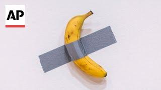 Duct-taped banana sells for $6.2 million at art auction