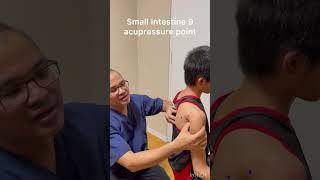 Part 2: Acupressure point for frozen shoulder ( small intestine channel involved).