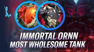 IMMORTAL ORNN! MOST WHOLESOME TANK IN WILD RIFT | ORNN GAMEPLAY RiftGuides | WildRift