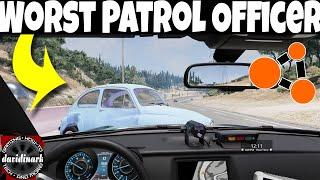 BeamNG Drive - Officer Davidinark Takes West Coast By Storm - BeamNG Drive Police Chases