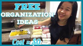 DIY ORGANIZATION 2019 | Organize for Free | Zero Waste Frugal Organizing