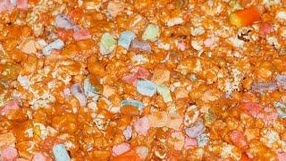 DIY Halloween Party Snack Candy Corn Cereal Marshmallows Popcorn Recipe