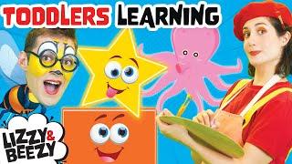 Toddlers Learning Videos | Learn Shapes, Learn Sea Animals, Learn Jobs and Occupations| Kids Videos