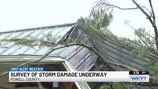 Powell County leaders survey storm damage