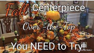 "Transform Your Table with This Stunning Harvest Centerpiece | Easy DIY Fall Decor"