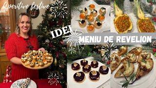 MASA DE REVELION MENIU| RETETE de APERITIVE DELICIOASE pentru REVELION| Ce gatesc?IDEI FESTIVE