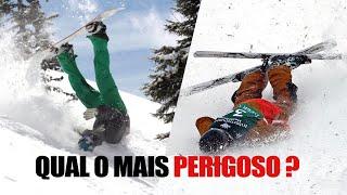 SKI ou SNOWBOARD | Qual esporte é mais perigoso?