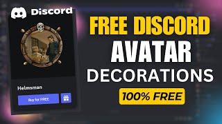 Get Any Discord Avatar Decoration For Free Without Discord Nitro