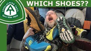 Appalachian Trail Thru Hike 2023 - What shoes do thru hikers wear?  Altra, Hoka, Topo, Merrill?