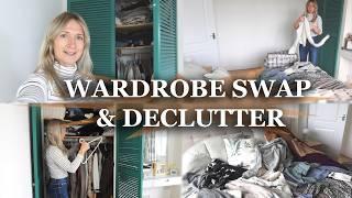 WARDROBE DECLUTTER WITH ME & ORGANIZATION | AUTUMN WINTER CLOTHES SWAP | ALINA GHOST