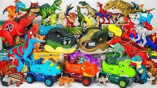 Jurassic World Unboxing Review ASMR | Dinosaur Toys, T-rex, Indominus rex, Atrociraptor, Spinosaurus