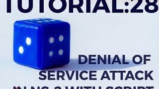 Tutorial:28 - Denial of Service Attack (DOS) in NS-2 Explained with Script