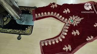 princess cut Lehenga Blouse cutting and stitching