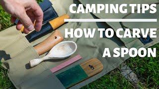 Camping Tips : How To Carve A Spoon