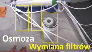 Wymiana filtrów | Osmoza | Jak przepłukać system