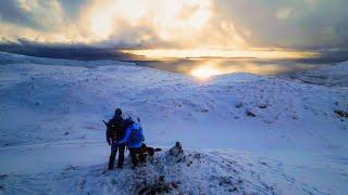 INCREDIBLE Views Across The Isle Of Skye In The Snow - Hiking The Hill Behind Our Cottage -  Ep105