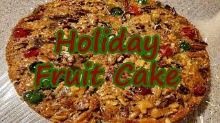 Super QUICK and EASY Holiday Fruit Cake Recipe!