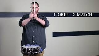 From The Ground Up: My Approach to Teaching Snare Drum Part 1, Grip