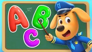 ABC Learn English Alphabet with Sheriff Labrador and Dobie | Kids Cartoons