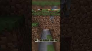 Hidden Minecraft Base #minecraft #tutorial #shorts #tnt