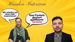 Easy Contacts Review und Rezension mit Bestandskunden TWV - Interview mit Joe Meta