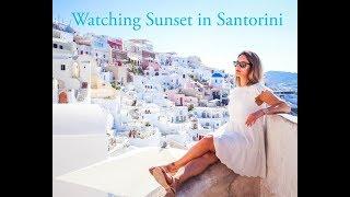 Watching the Sunset in Santorini, Greece | Rhythm To Life Vlog