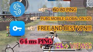 How to play PUBG MOBILE GLOBAL on IOS , Free VPN for IOS DEVICES | NO LAG | 60 - 80 ms PING!