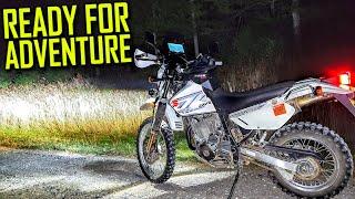 Taking my DR650 Adventure Build to THE NEXT LEVEL! | NovSight Cyber 1 Series Review