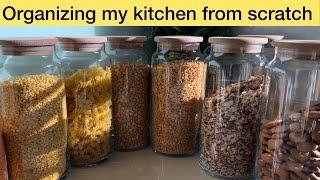 How i organized my new kitchennew beginnings