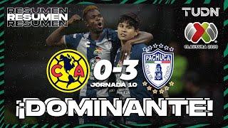 Resumen y goles | América 0-3 Pachuca | CL2023 - Liga Mx J10 | TUDN