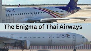 The enigma of Thai Airways. Still in  business rehabilitation still able to deliver great service