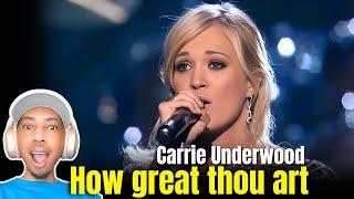 REACTION to Carrie Underwood - How great thou art (feat. Vince Gill) LIVE