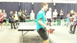 Table Tennis Carl Prean v Matt Ware exercise August 2011.AVI