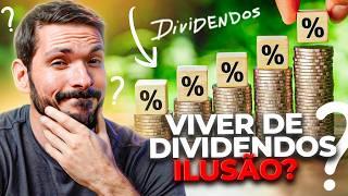 VIVER DE DIVIDENDOS COM AÇÕES É MENTIRA? | Como funcionam os dividendos na Bolsa de Valores?