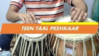 Tabla Lessons For Beginners - by Jaikishan - Lesson 9 - Teen Taal Peshkar (Telugu) - Year 3