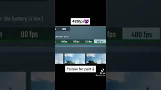 480fps on Pubg Mobile!