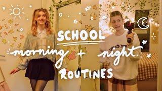 school morning + night routine!! ⭐️ (chatty grwm)