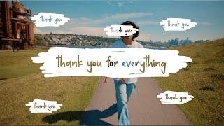 Diego Gonzalez – Thank You For Everything (Official Lyric Video)