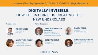 Digitally invisible: How the internet is creating the new underclass