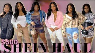 HUGE $500 SHEIN Try On Haul!! | Plus Size SHEIN Haul