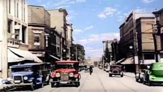 Halifax, Canada 1920s in color [60fps,Remastered] w/sound design added